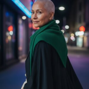 Baktus Merino Lambswool Triangular Scarf