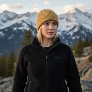 Merino Lambswool Ribbed Beanie