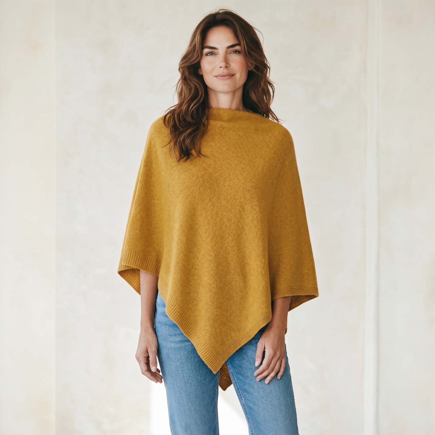 Merino Lambswool Poncho - Image 3
