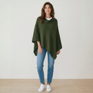 Shetland Wool Poncho