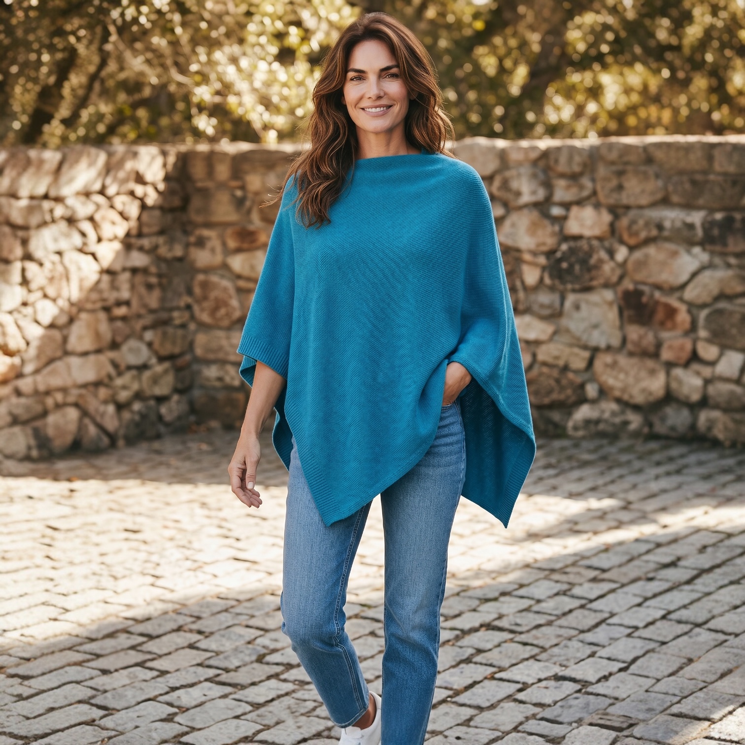 Merino Lambswool Poncho